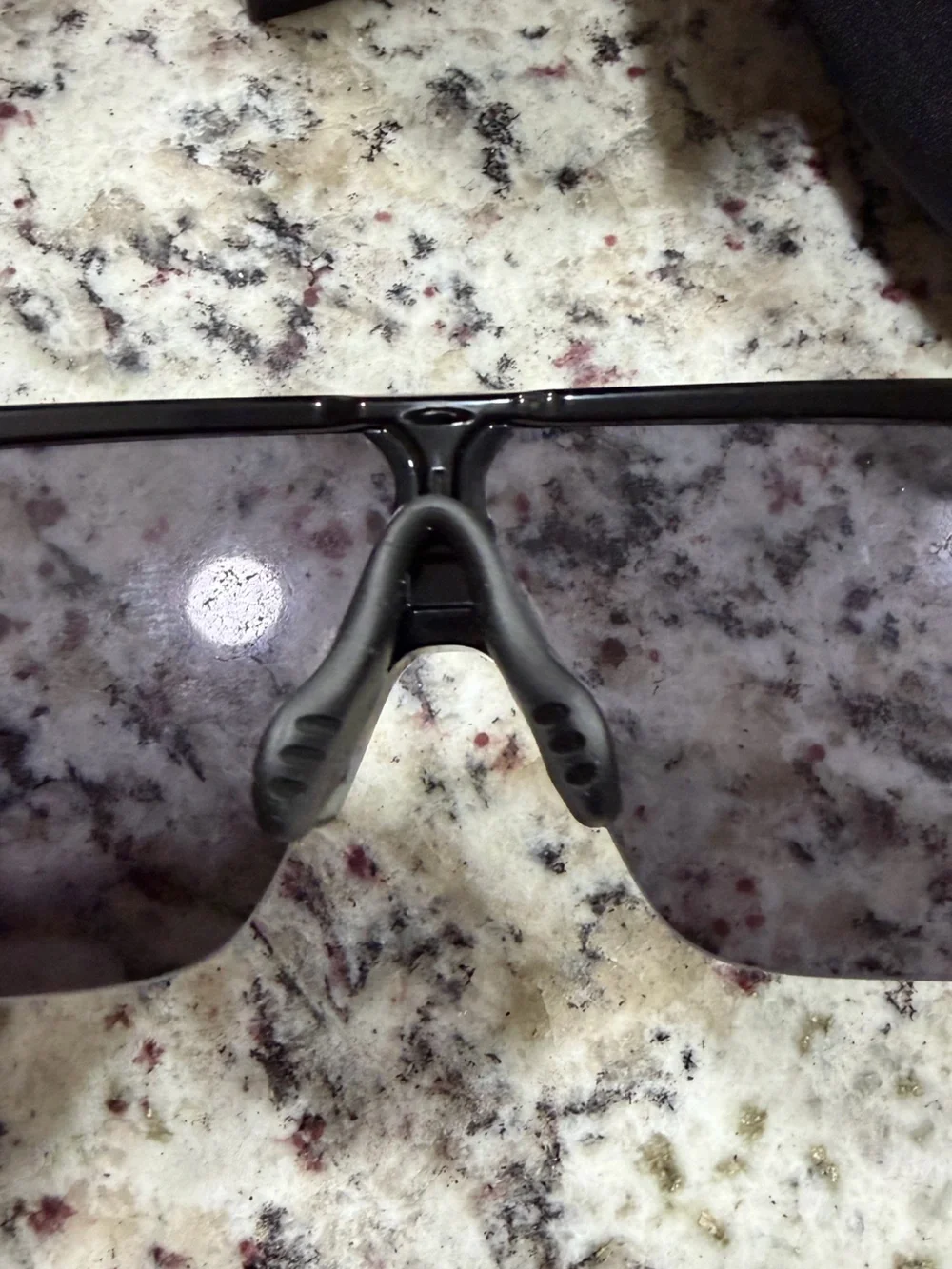 Oakley Kids Shield Sunglasses in Black with Smoke Lens